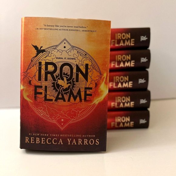 Iron Flame by Rebecca Yarros (2023, Hardcover) Sprayed Edges - Picture 1 of 5